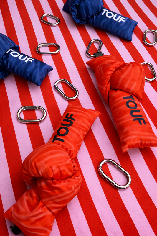 TOUFCHARM – Soft Touch Keychain (Blue)