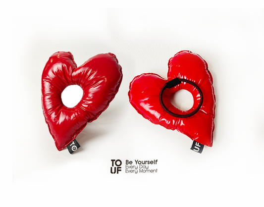 Kalp Form Saç Tokası - Rouge Loop