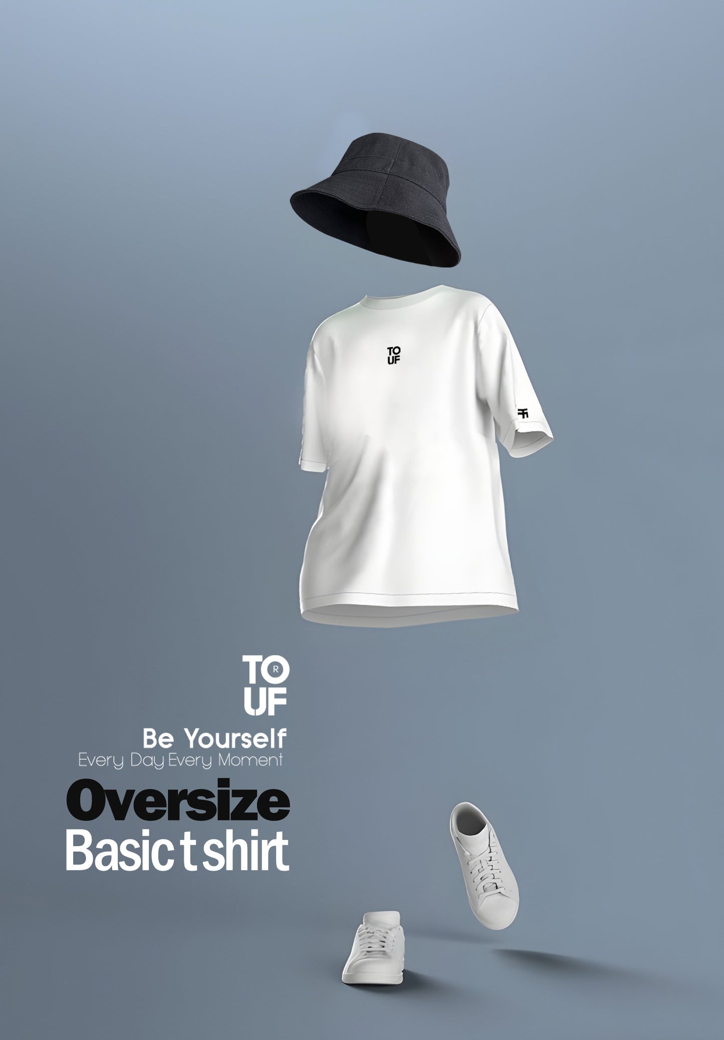 Oversize Basic T-Shirt | TOUF