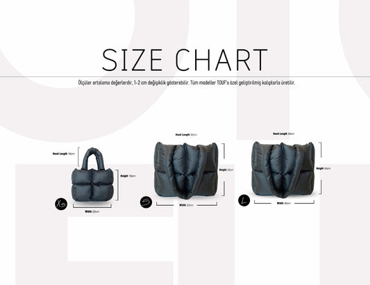 TOUF Small Puffer Çanta – Vizon