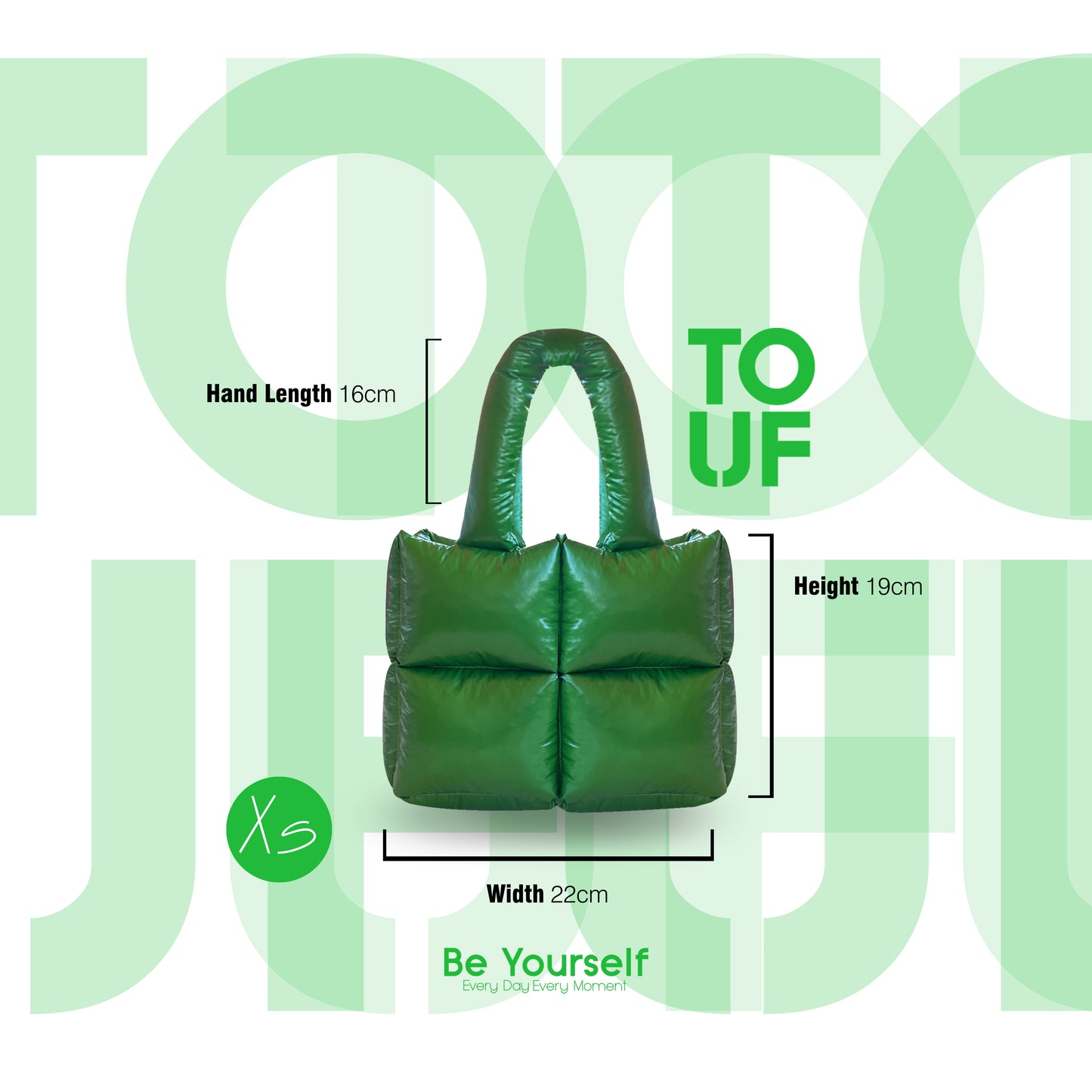 TOUF Xsmall Puffer Çanta – Color Series Edition