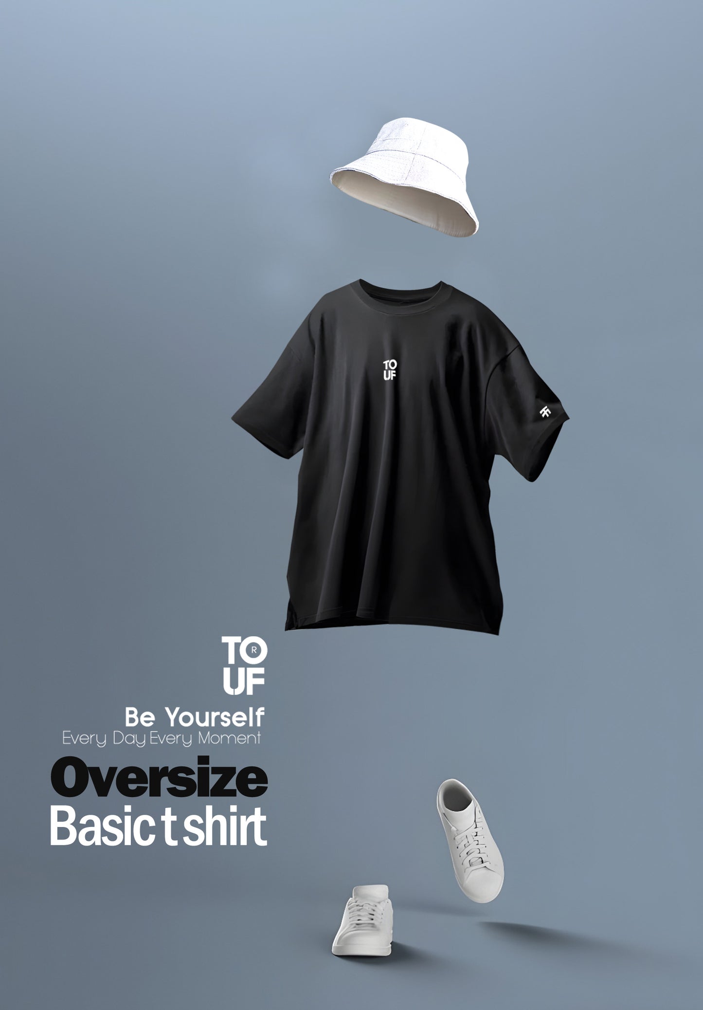Oversize Basic T-Shirt | TOUF