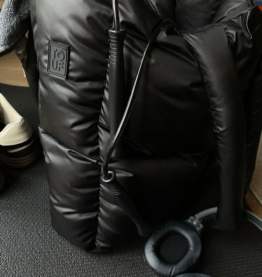 TOUF Small Puffer Çanta – Siyah