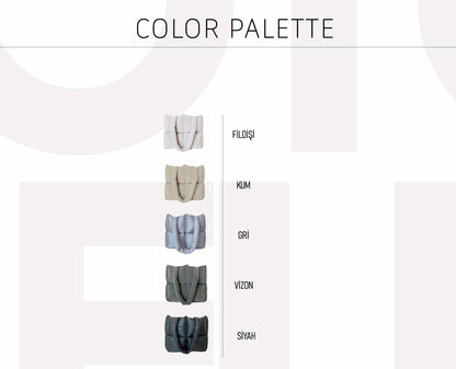 TOUF Small Puffer Çanta – Kum